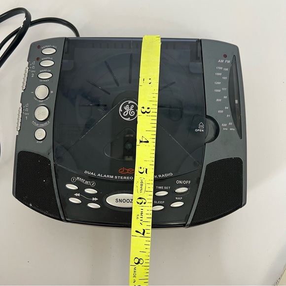 Vintage 2001 GE Dual Alarm Stereo CD Clock Radio TESTED WORKS READ (GE 7-4897A) - Picture 14 of 14